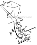 Part Location Diagram of 781-0494 MTD Pivot Hopper Hood
