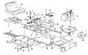 Page E Diagram and Parts List for 211-645-372/06-445183 1991 MTD Lawn Tractor