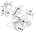 Page A Diagram and Parts List for 211020 1991 MTD Tiller