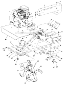 Part Location Diagram of 04950 MTD Handle Mounting Brkt. Ass'y.