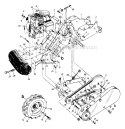 Part Location Diagram of 738-0876A MTD Nut-shld