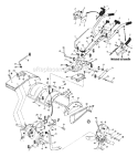 Page B Diagram and Parts List for 212A430-022 1992 MTD Tiller