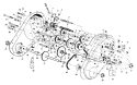 Page C Diagram and Parts List for 212A430-022 1992 MTD Tiller