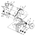 Page A Diagram and Parts List for 213-030-371 1993 MTD Tiller