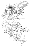 Part Location Diagram of 756-0971 MTD Outer Engine Pulley Half