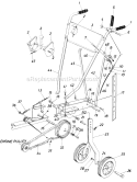 Page B Diagram and Parts List for 21310S 1985 MTD Tiller