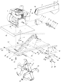 Page C Diagram and Parts List for 21310S 1985 MTD Tiller
