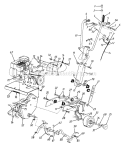 Page B Diagram and Parts List for 214-035-151 1994 MTD Tiller