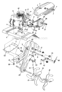 Page A Diagram and Parts List for 214-340-118 1994 MTD Tiller