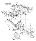 Page A Diagram and Parts List for 214-406-206 1994 MTD Tiller