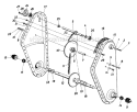 Page C Diagram and Parts List for 214-406-206 1994 MTD Tiller