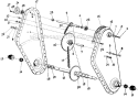Page A Diagram and Parts List for 21406S 1985 MTD Tiller