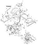 Page C Diagram and Parts List for 21430C 1986 MTD Tiller