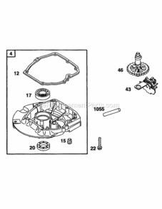 Bands_Engine_Sump_And_Cam Diagram and Parts List for 214IP 51B-330-195 MTD Lawn Mower