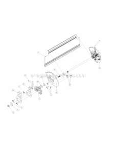 Rear_Axle Diagram and Parts List for 214IP 51B-330-195 MTD Lawn Mower