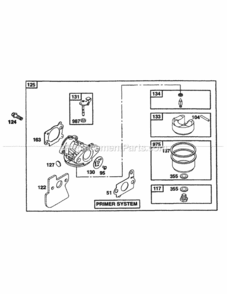 Part Location Diagram of BS-691203 MTD Throttle Valve