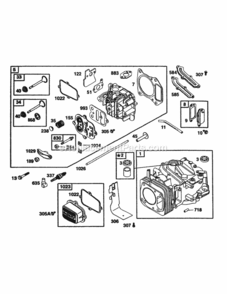 Part Location Diagram of BS-691127 MTD Screw-Hex