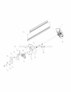 Rear_Axle Diagram and Parts List for 214KW 51A-330-195 MTD Lawn Mower
