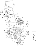Page A Diagram and Parts List for 215-031-715 1985 MTD Tiller