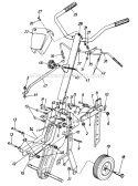 Part Location Diagram of 731-1599 MTD Cover-handle