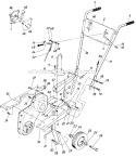 Part Location Diagram of 784-0034 MTD Handle Panel Ass'y.