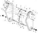 Page C Diagram and Parts List for 215-402-000 1985 MTD Tiller