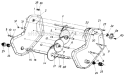 Page B Diagram and Parts List for 215-406-000 1985 MTD Tiller