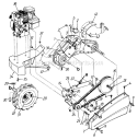 Page B Diagram and Parts List for 215-410-513 1995 MTD Tiller