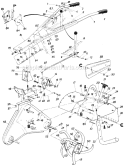 Page B Diagram and Parts List for 215-412-229 1985 MTD Tiller