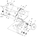 Page A Diagram and Parts List for 216-031-000 1986 MTD Tiller