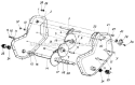 Page B Diagram and Parts List for 216-403-000 1986 MTD Tiller