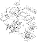 Part Location Diagram of 784-0212 MTD R.H. Tine Ass'y Comp. 14"