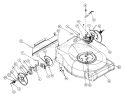 Page J Diagram and Parts List for 216KW 216 KW 52A-370-195 MTD Lawn Mower