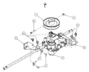 Page K Diagram and Parts List for 216KW 216 KW 52A-370-195 MTD Lawn Mower