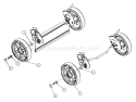Page M Diagram and Parts List for 216KW 216 KW 52A-370-195 MTD Lawn Mower