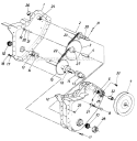 Page A Diagram and Parts List for 217-031-000 1987 MTD Tiller