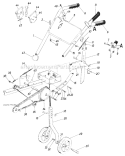 Page B Diagram and Parts List for 217-320-000 1987 MTD Tiller