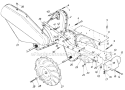 Page C Diagram and Parts List for 217-403-000 1987 MTD Tiller
