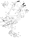Page B Diagram and Parts List for 21700-9 1989 MTD Tiller