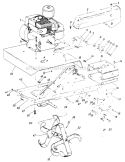 Page C Diagram and Parts List for 21700S 1985 MTD Tiller