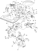 Page C Diagram and Parts List for 21757S 1985 MTD Tiller