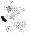Page C Diagram and Parts List for 218-430-057 1988 MTD Tiller