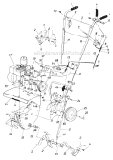 Page B Diagram and Parts List for 219-031-000 1989 MTD Tiller