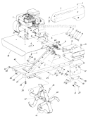 Page C Diagram and Parts List for 219-320-726 1989 MTD Tiller