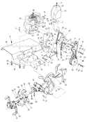 Page B Diagram and Parts List for 219-355-026 1989 MTD Tiller