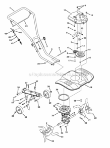 Part Location Diagram of 786-04296-0637 MTD Wheel Bracket