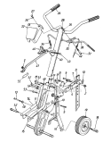 Part Location Diagram of 786-0159 MTD Engine Brkt. 340