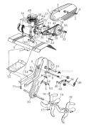 Part Location Diagram of 786-0145A-0637 MTD Engine Plate