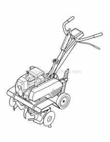 Quick_Reference Diagram and Parts List for 21A-392A004 2010 MTD Tiller