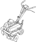 Page D Diagram and Parts List for 21A-392B022 2009 MTD Tiller
